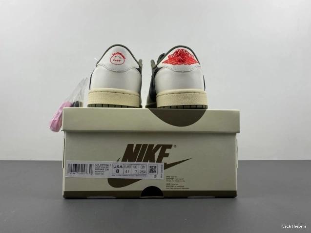 Kicktheory JORDAN TRAVIS DM7866-200 X OLIVE SCOTT AIR 1 OG MEDIUM LOW 0629